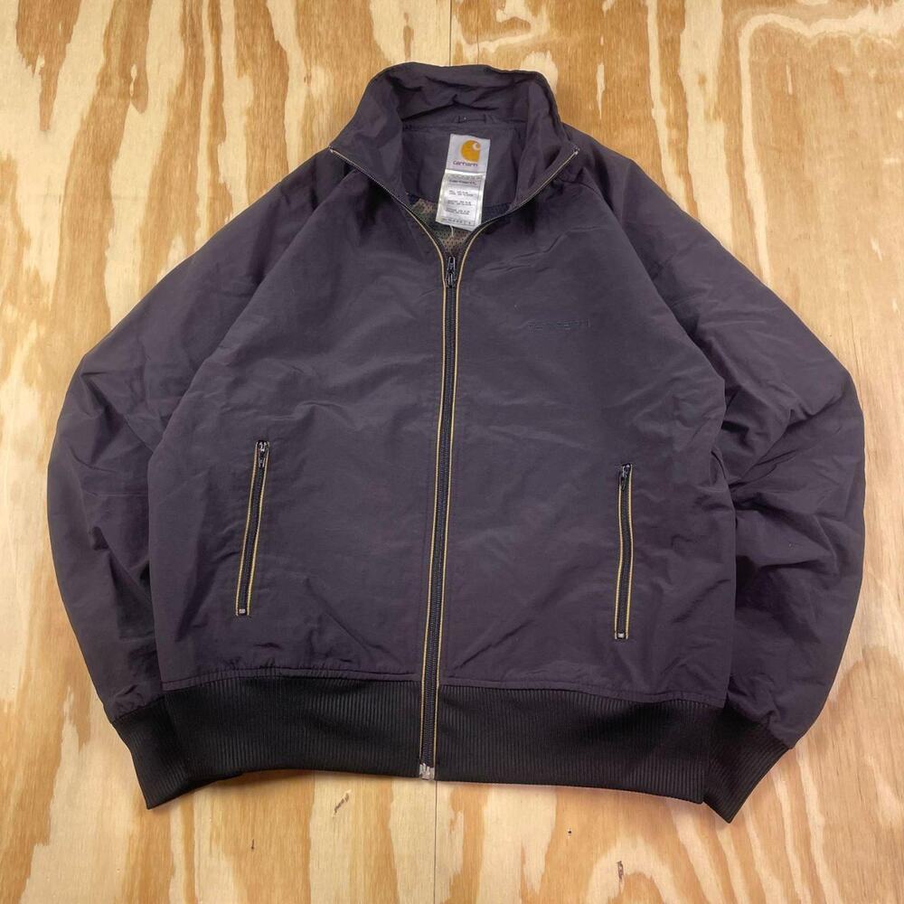 Carhartt WIP Logo Jacket – Black with Camo Lining – Men’s S